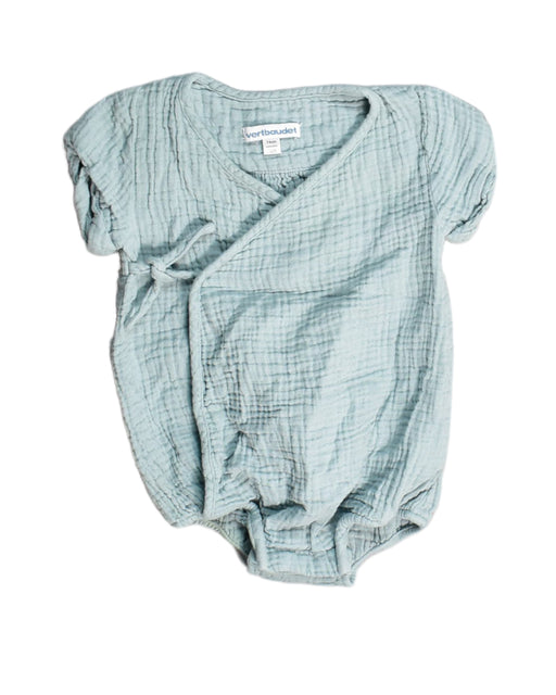 A Blue Bodysuits from Vertbaudet in size 6-12M for neutral. (Front View)