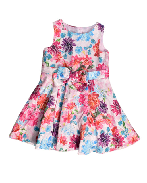 A Pink Sleeveless Dresses from Origami in size 12-18M for girl. (Front View)