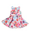 A Pink Sleeveless Dresses from Origami in size 12-18M for girl. (Back View)
