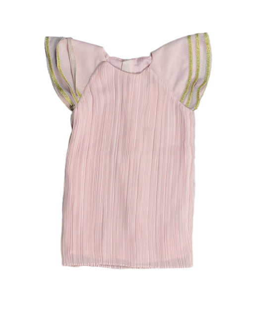 A Pink Short Sleeve Tops from Billieblush in size 2T for girl. (Front View)