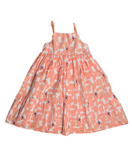 A Orange Sleeveless Dresses from Elly in size 3T for girl. (Front View)