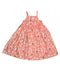 A Orange Sleeveless Dresses from Elly in size 3T for girl. (Back View)