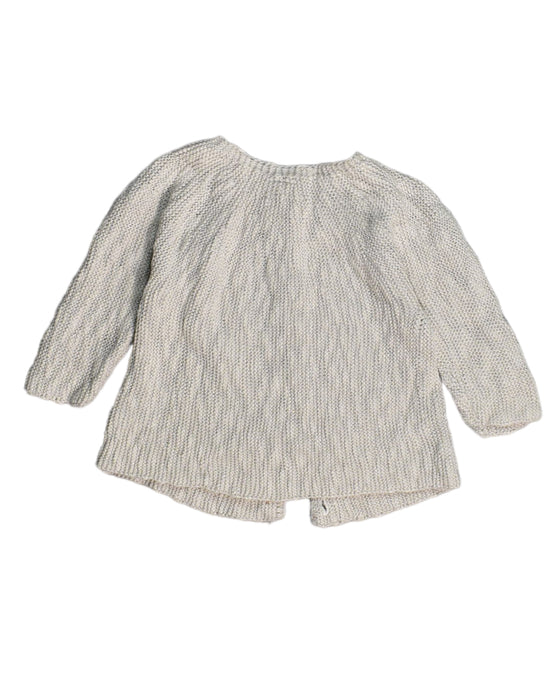 A Beige Cardigans from Seed in size 3-6M for girl. (Back View)