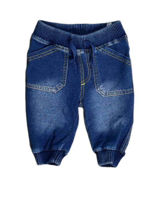 A Blue Casual Pants from Joules in size 0-3M for boy. (Front View)