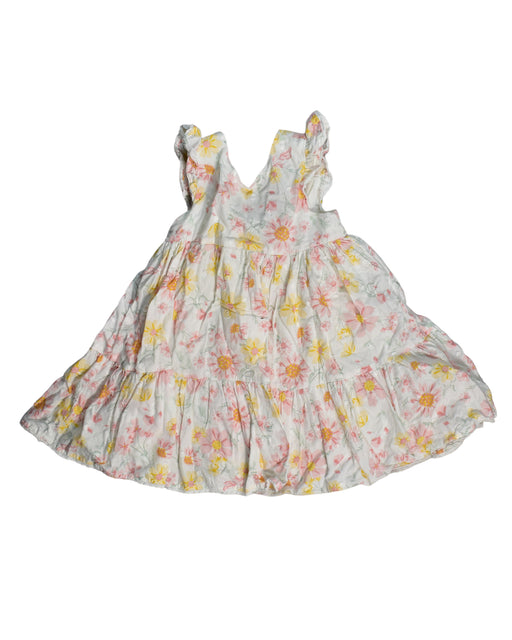A White Sleeveless Dresses from Shabby Chic in size 2T for girl. (Front View)