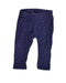 A Purple Leggings from Seed in size 3-6M for girl. (Front View)