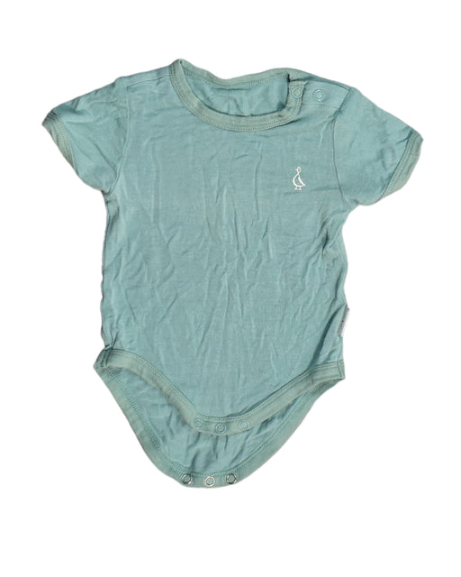 A Green Bodysuits from Raph and Remy in size 0-3M for boy. (Front View)