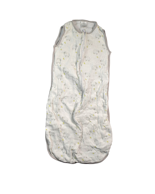 A Grey Sleepsacs from Swaddle Designs in size 12-18M for neutral. (Front View)