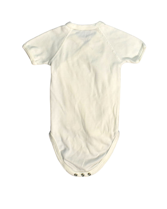 A Ivory Bodysuits from Petit Bateau in size 3-6M for neutral. (Back View)