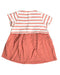 A Orange Short Sleeve Dresses from Petit Bateau in size 3-6M for girl. (Back View)