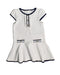A White Sleeveless Dresses from Janie & Jack in size 4T for girl. (Front View)