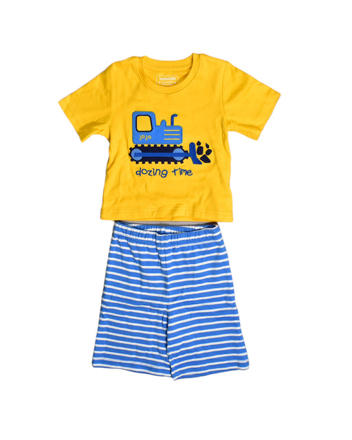A Yellow Pyjama Sets from Jojo Maman Bébé in size 12-18M for boy. (Front View)