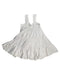 A White Sleeveless Dresses from Origami in size 5T for girl. (Back View)