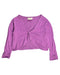 A Purple Cardigans from Piccalilly in size 4T for girl. (Front View)