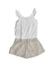 A White Rompers from Dr. Kid in size 8Y for girl. (Back View)