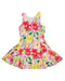 A Multicolour Sleeveless Dresses from Polo Ralph Lauren in size 7Y for girl. (Back View)