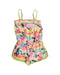 A Multicolour Rompers from Monsoon in size 6T for girl. (Front View)