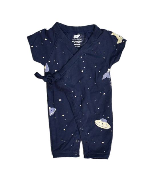 A Blue Rompers from Monica + Andy in size Newborn for boy. (Front View)