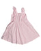 A Pink Sleeveless Dresses from Monica + Andy in size 4T for girl. (Front View)