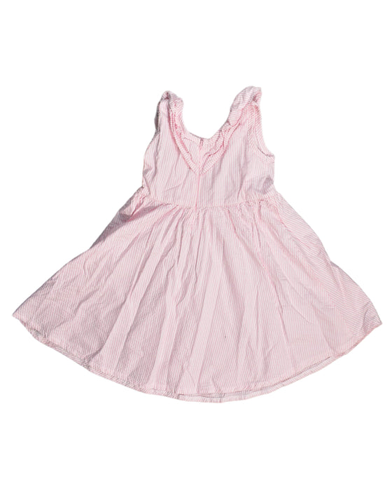 A Pink Sleeveless Dresses from Monica + Andy in size 4T for girl. (Back View)