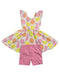 A Pink Dress Sets from Monica + Andy in size 3T for girl. (Front View)