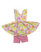 A Pink Dress Sets from Monica + Andy in size 3T for girl. (Back View)