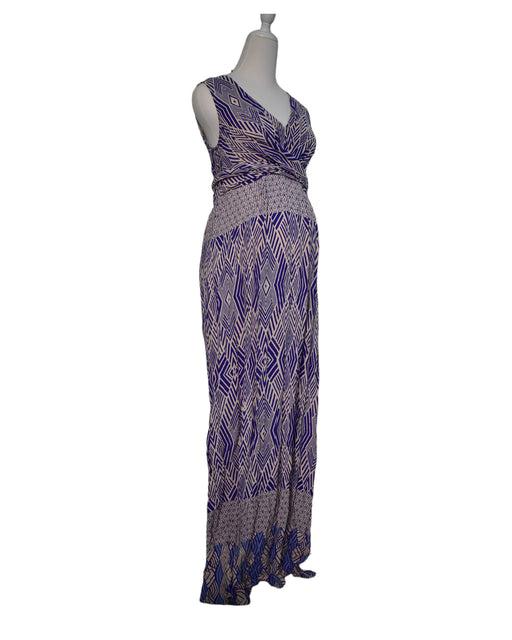 A Purple Sleeveless Dresses from Seraphine in size XS for maternity. (Front View)