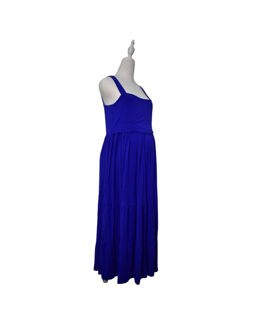 A Blue Sleeveless Dresses from Seraphine in size S for maternity. (Front View)