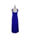 A Blue Sleeveless Dresses from Seraphine in size S for maternity. (Back View)