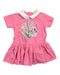A Pink Short Sleeve Dresses from Fendi in size 18-24M for girl. (Front View)