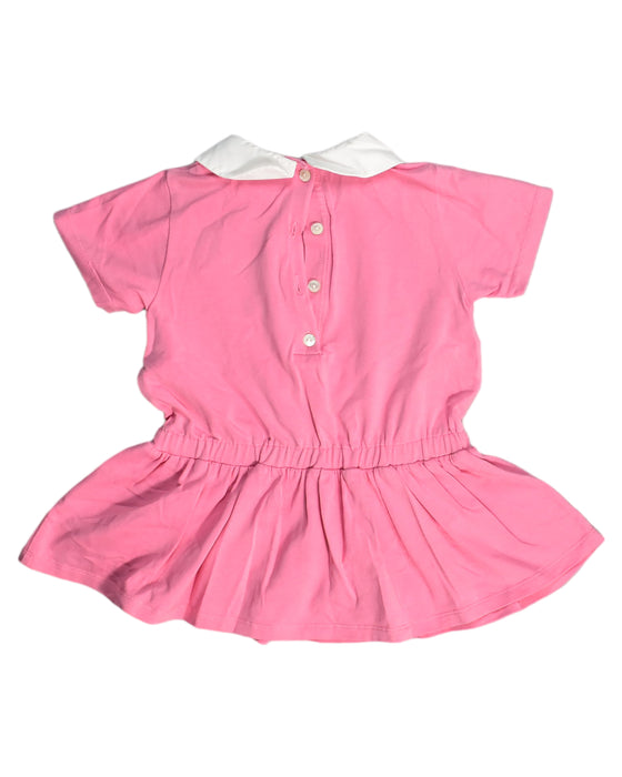 A Pink Short Sleeve Dresses from Fendi in size 18-24M for girl. (Back View)