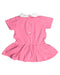 A Pink Short Sleeve Dresses from Fendi in size 18-24M for girl. (Back View)