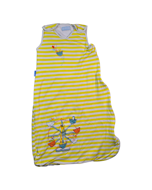 A Yellow Sleepsacs from Grobag in size 18-24M for girl. (Front View)