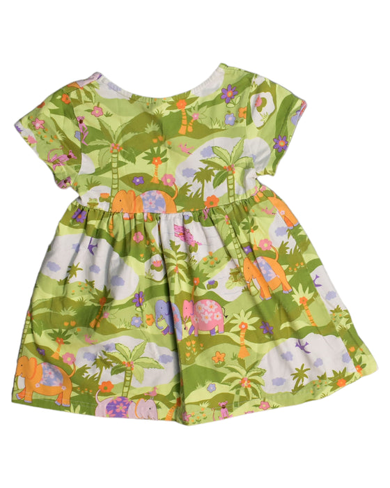 A Green Short Sleeve Dresses from Jim Thompson in size S for girl. (Back View)