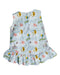 A Blue Sleeveless Dresses from Maison Q in size 6-12M for girl. (Back View)