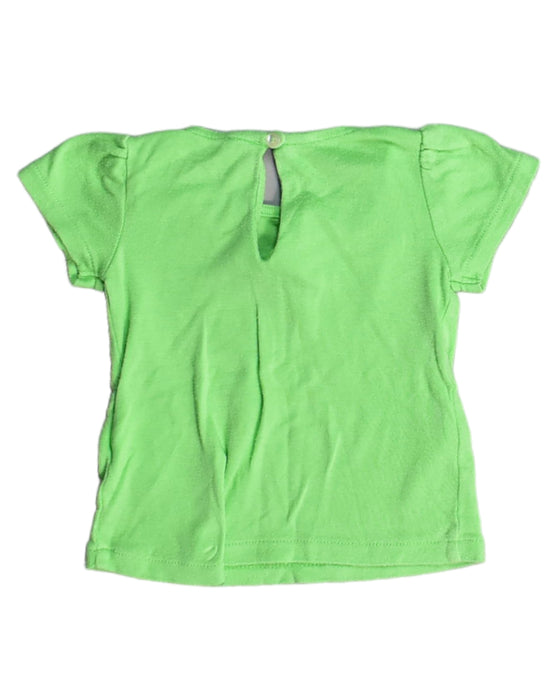 A Green Short Sleeve Tops from Ralph Lauren in size 3-6M for girl. (Back View)