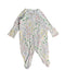 A White Onesies from Hanna Andersson in size 3-6M for neutral. (Front View)