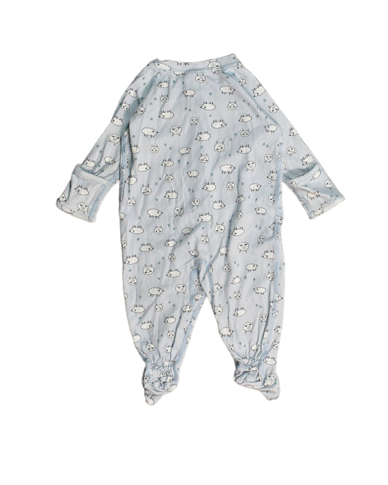 A Blue Onesies from Hanna Andersson in size 3-6M for boy. (Back View)