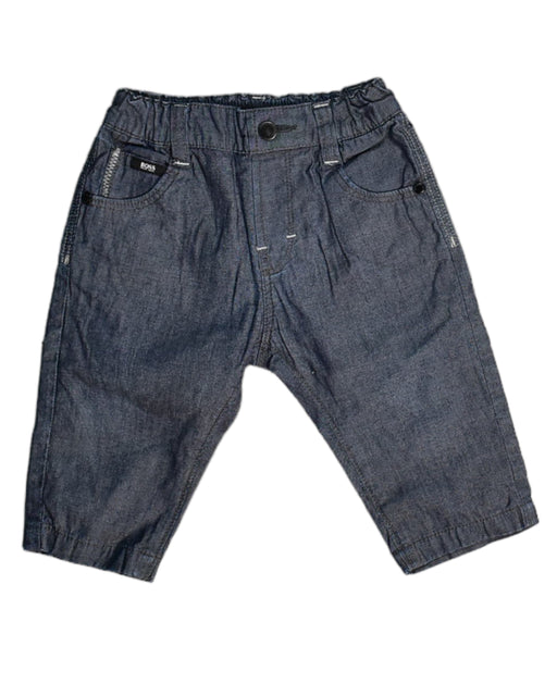 A Blue Casual Pants from Hugo Boss in size 3-6M for boy. (Front View)