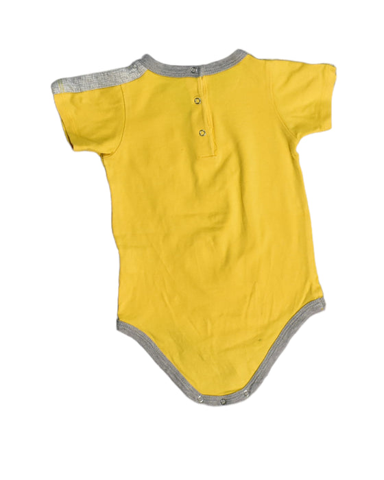 A Yellow Bodysuits from Fendi in size 6-12M for boy. (Back View)