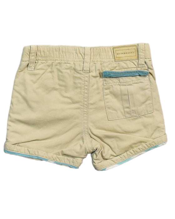 A Yellow Shorts from Burberry in size 3-6M for girl. (Back View)