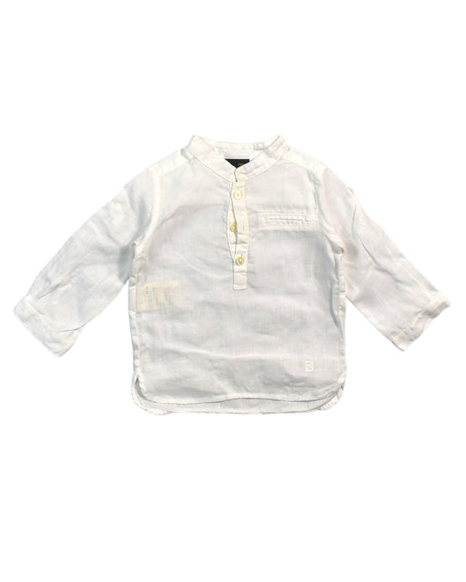 A White Long Sleeve Tops from Fendi in size 3-6M for boy. (Front View)