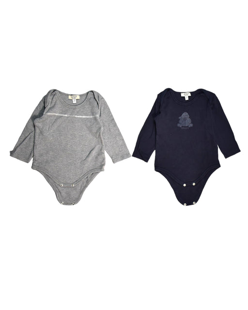 A Grey Bodysuits from Armani in size 6-12M for boy. (Front View)