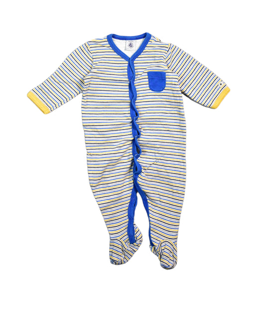 A Multicolour Onesies from Petit Bateau in size 3-6M for boy. (Front View)