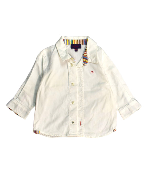 A White Shirts from Paul Smith in size 3-6M for boy. (Front View)