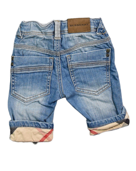 A Blue Jeans from Burberry in size 3-6M for girl. (Back View)