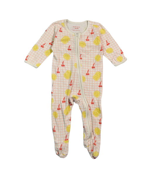 A Ivory Onesies from Le Petit Society in size 6-12M for girl. (Front View)