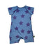 A Blue Rompers from Molo in size 0-3M for boy. (Back View)