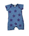 A Blue Rompers from Molo in size 0-3M for boy. (Front View)