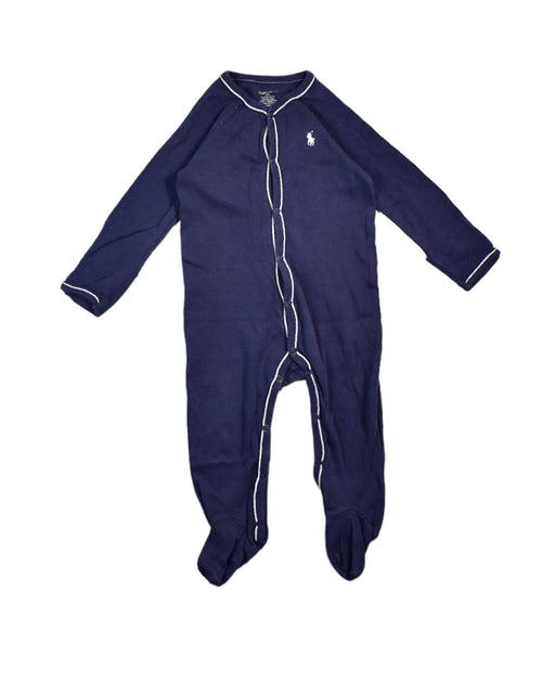 A Blue Onesies from Ralph Lauren in size 3-6M for boy. (Front View)